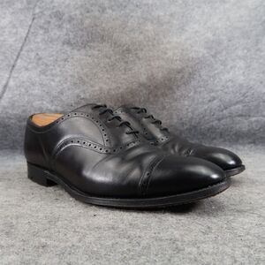 Church's Shoes Mens 9 Oxford Custom Grade Brogue Cap Toe Handcrafted Leather